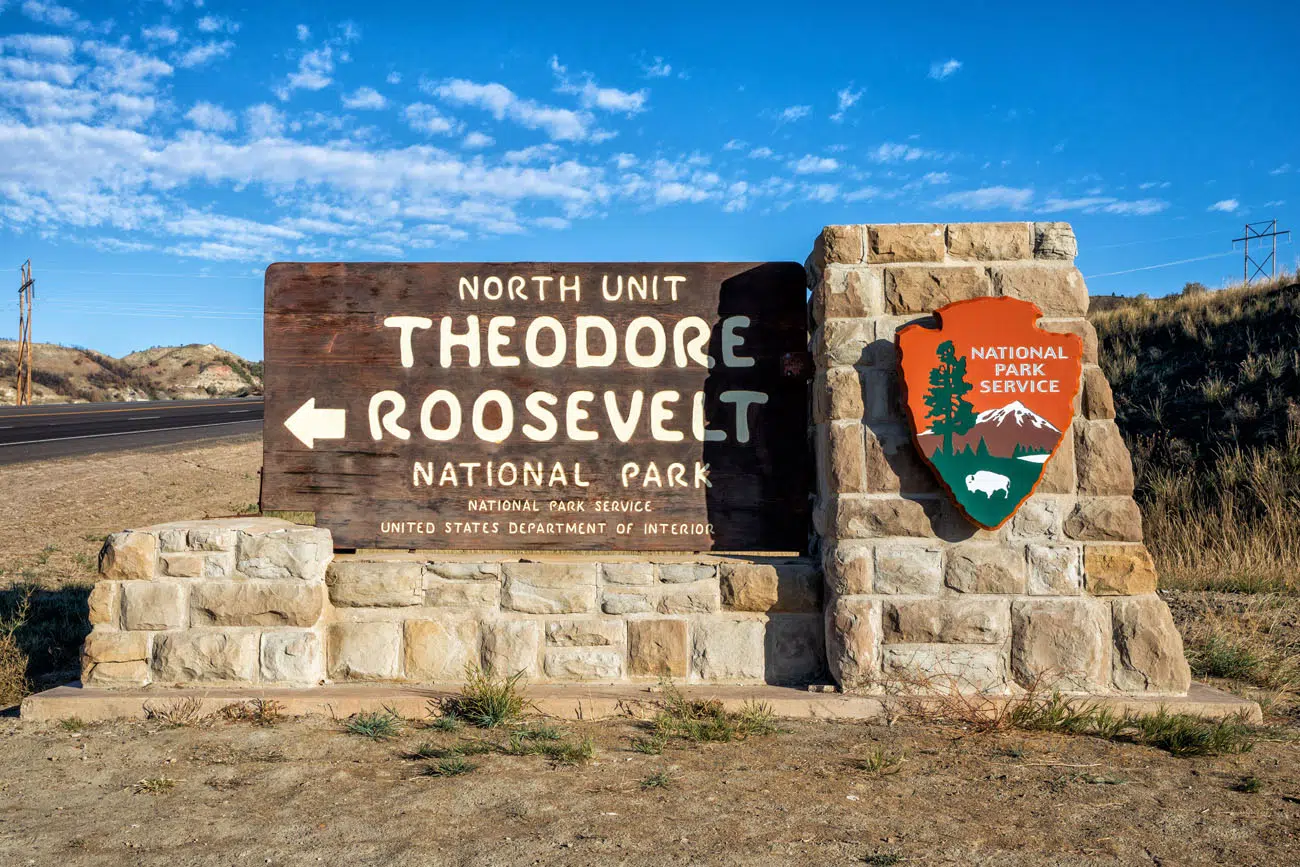 Theodore Roosevelt Park Sign