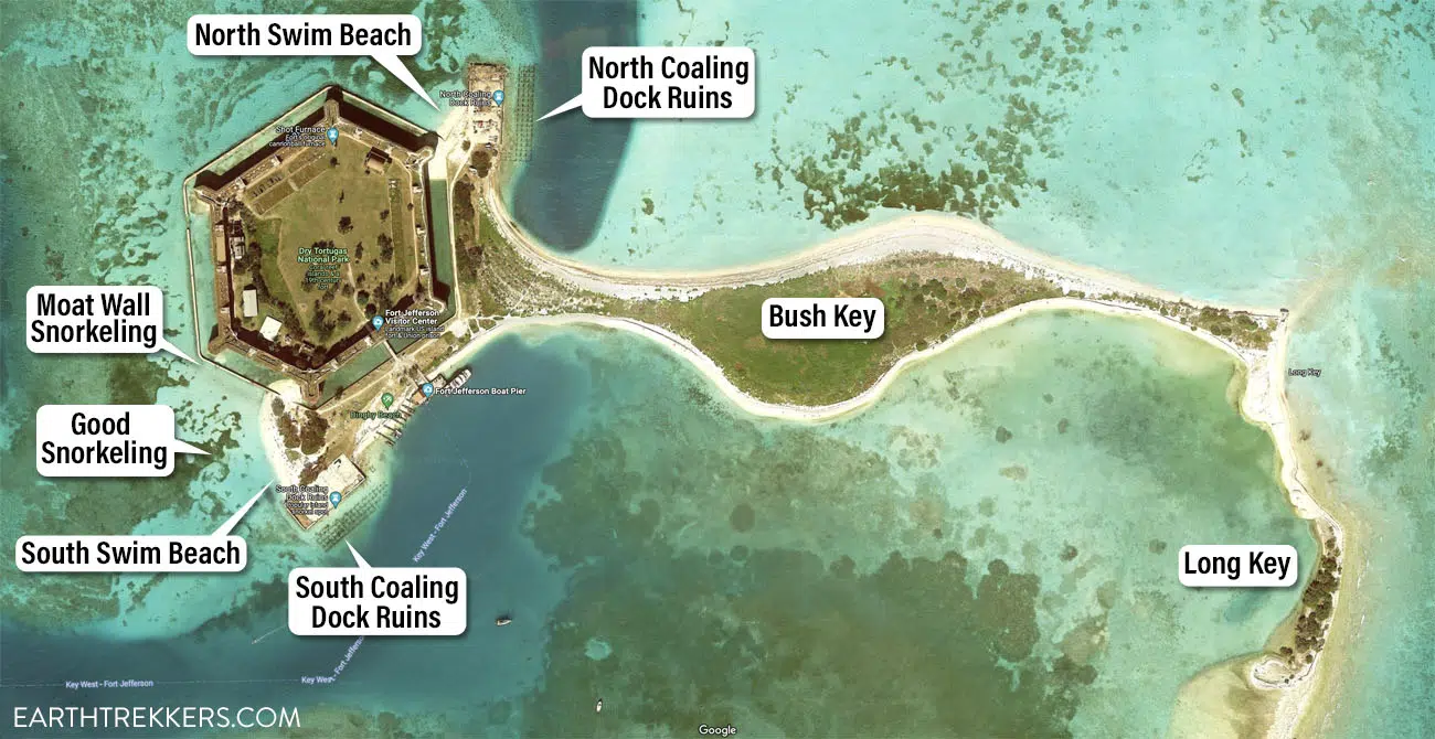 Dry Tortugas National Park Map