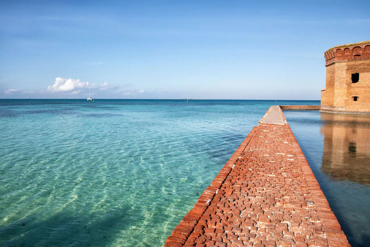 Fort Jefferson Moat Wall