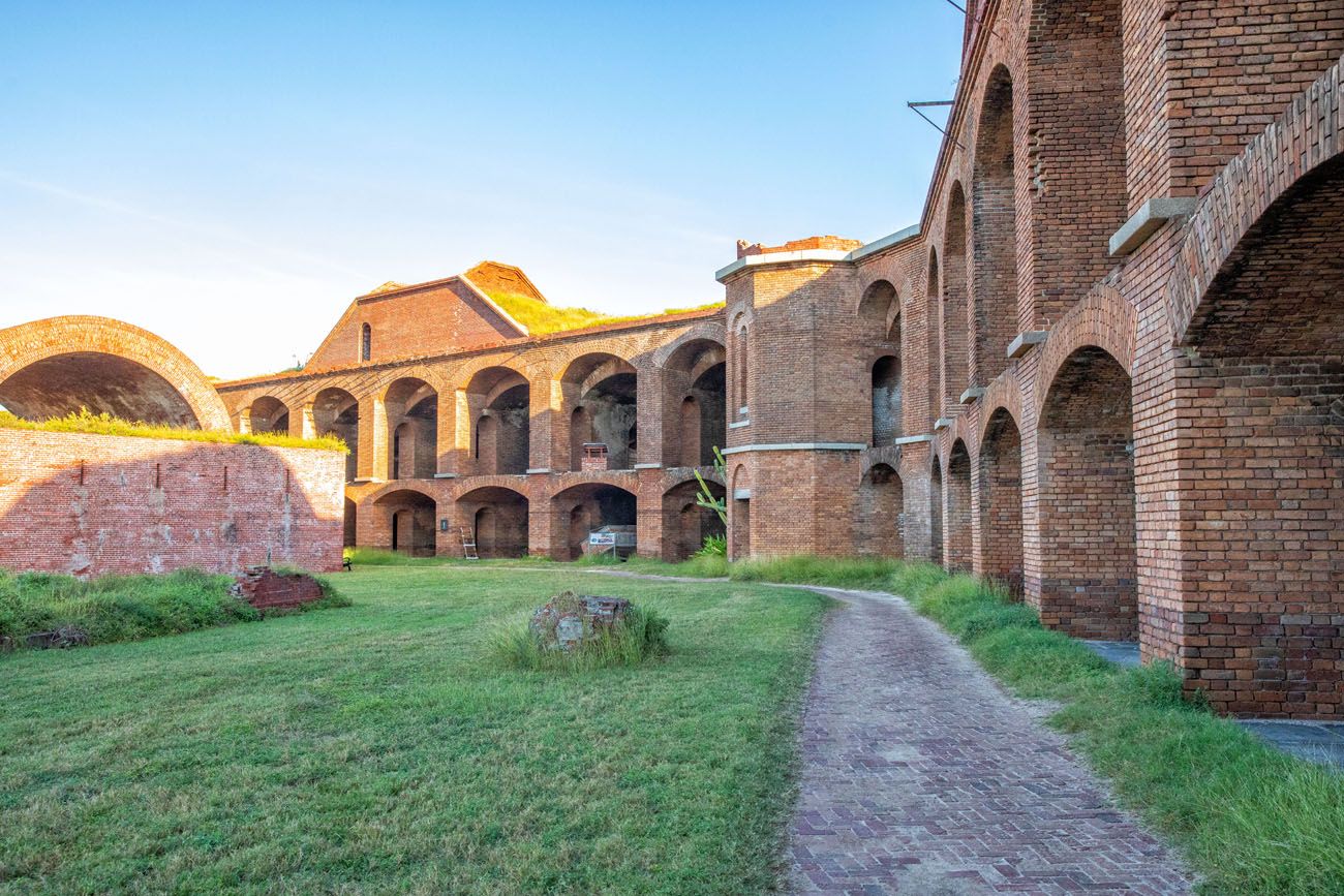 Inside Fort Jefferson