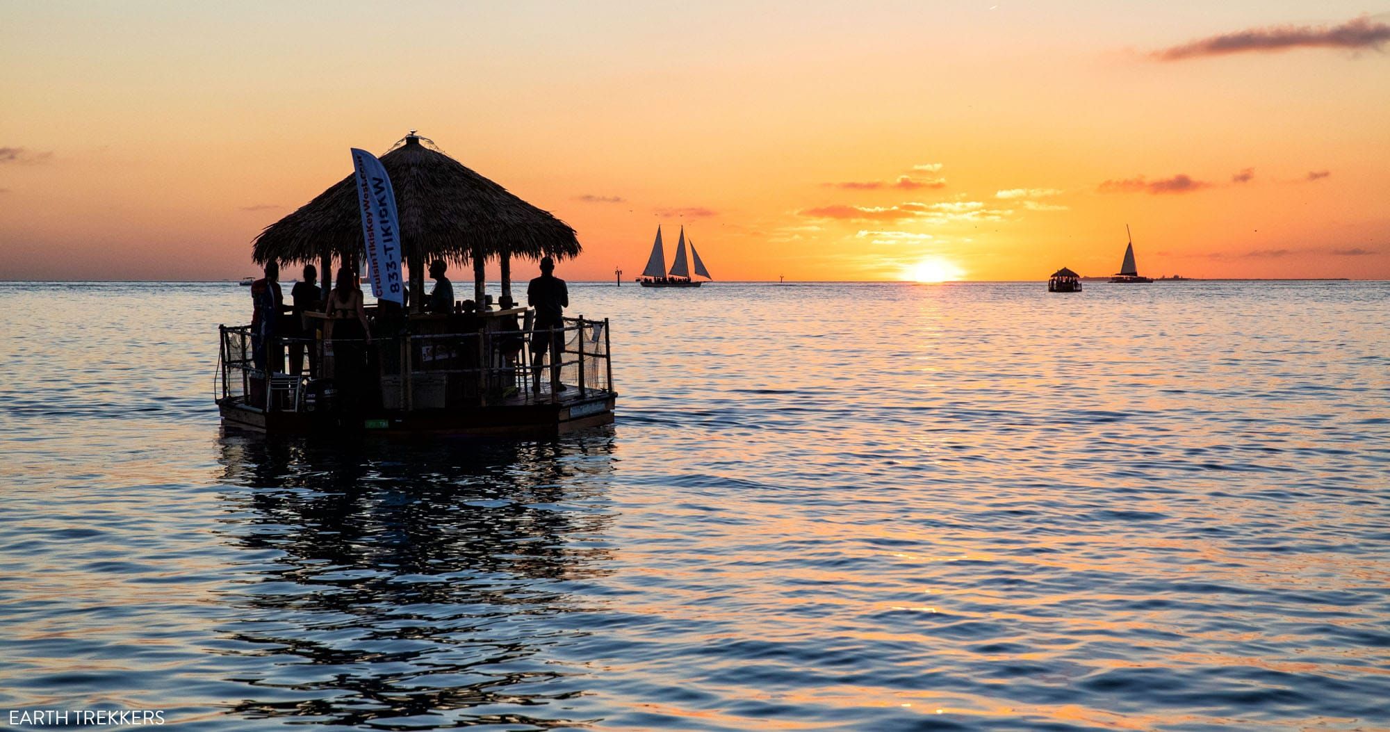 Featured image for “Cruising around Key West on a Floating Tiki Boat”