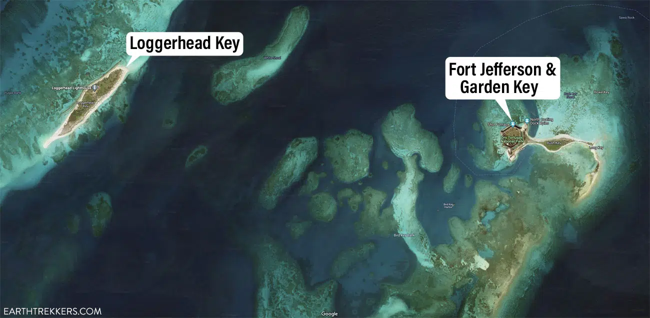 Loggerhead Key Map