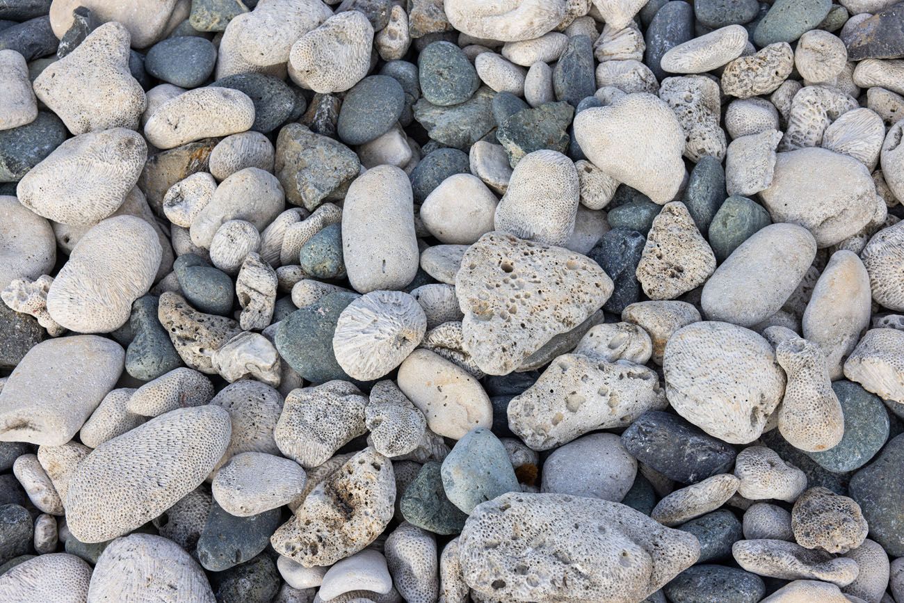 Blue Cobblestone Beach