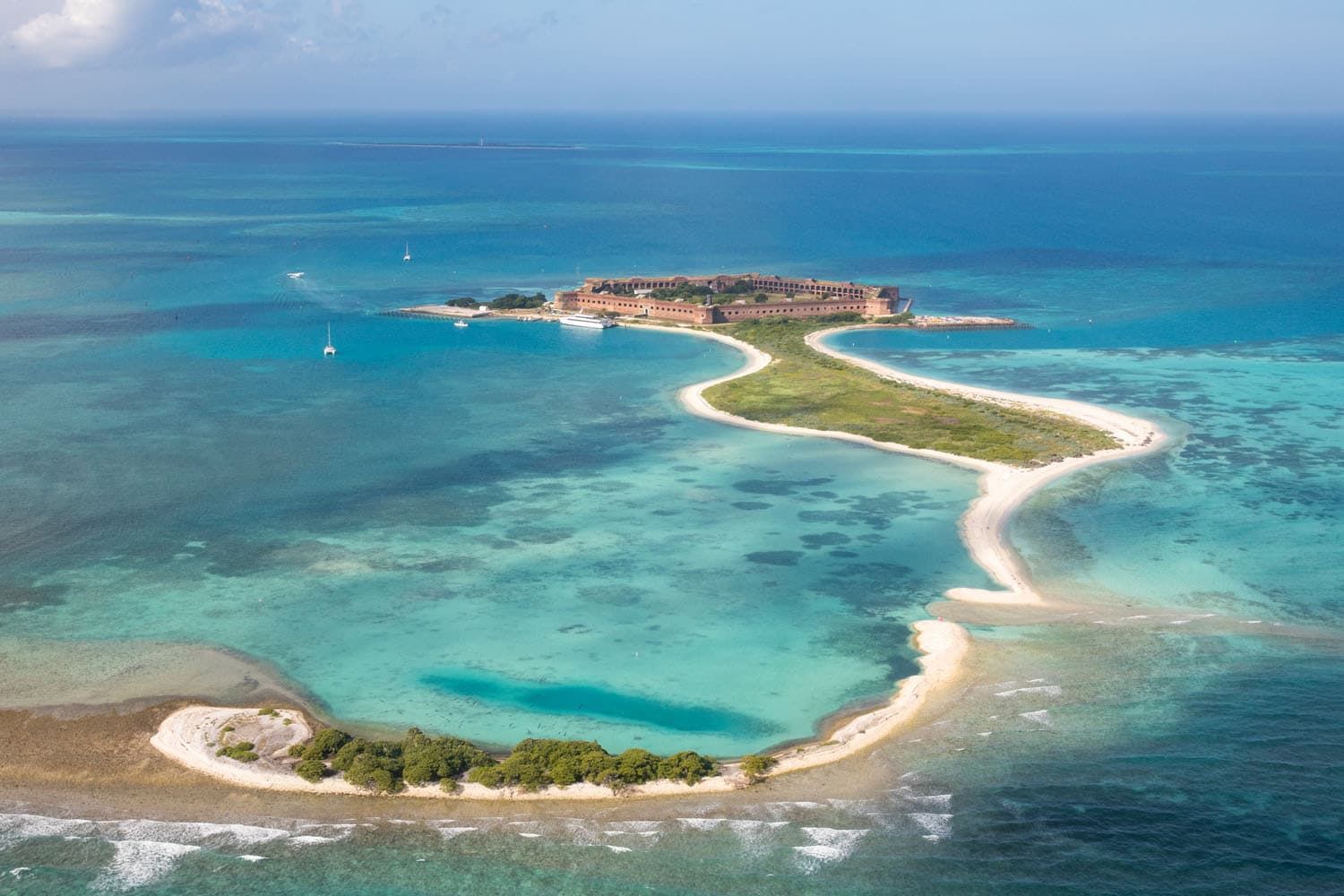 Dry Tortugas from Seaplane