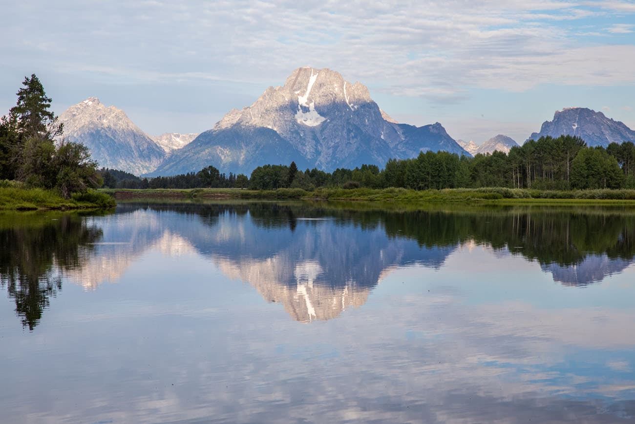 Oxbow Bend Yellowstone and Grand Teton itinerary