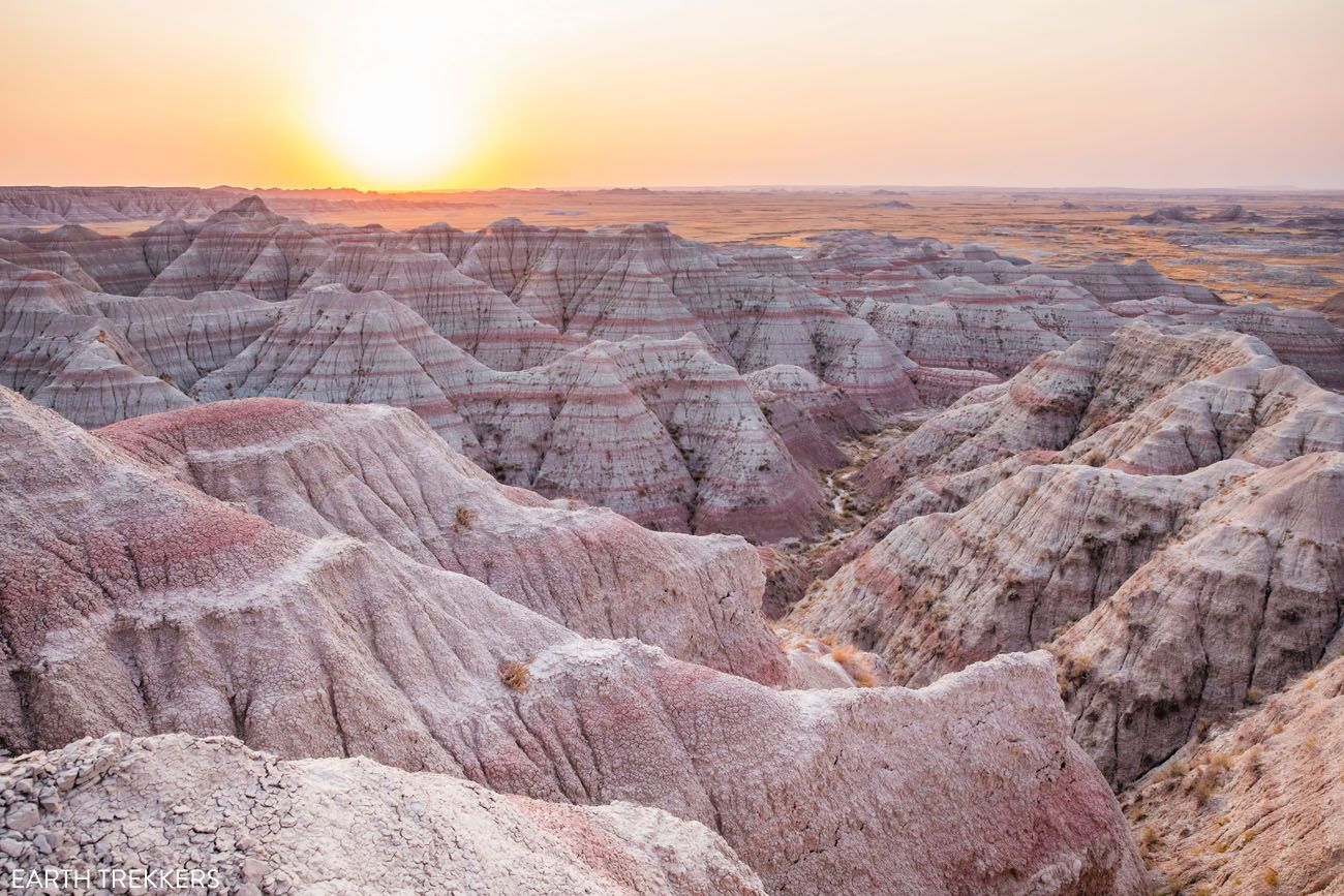 Sunrise Badlands National Park