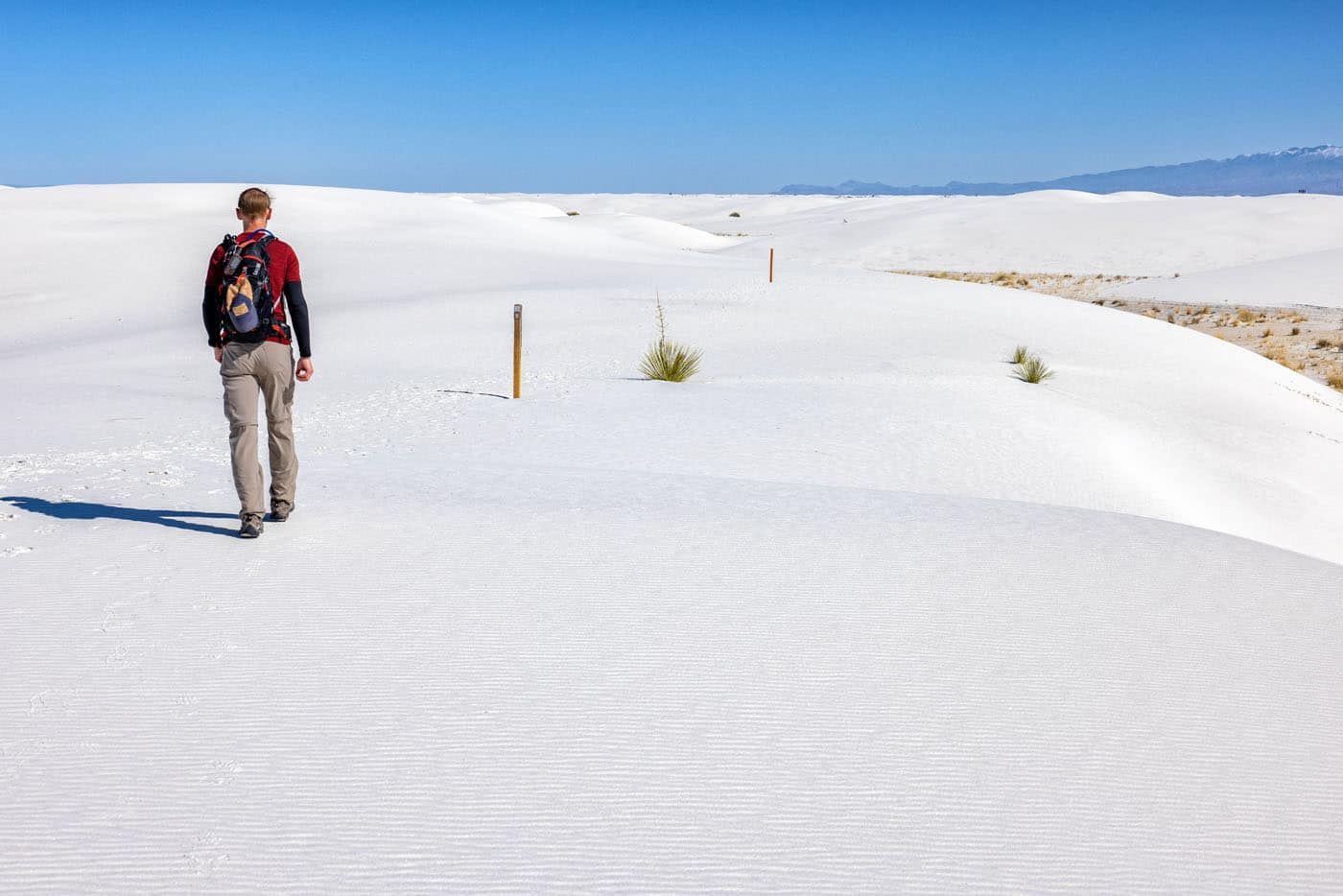 White sands backcountry trail clearance