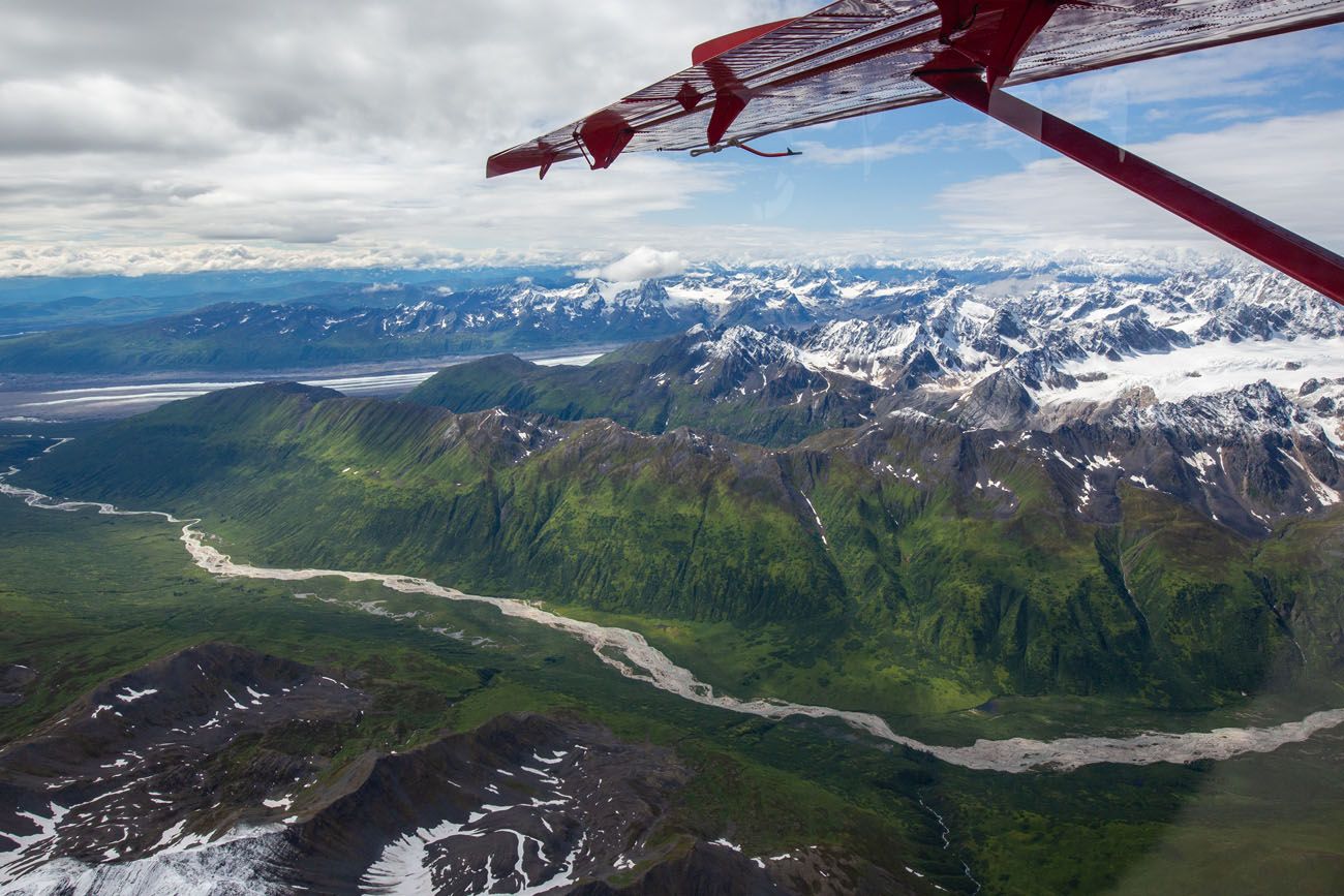 Beginning of the Alaska Range