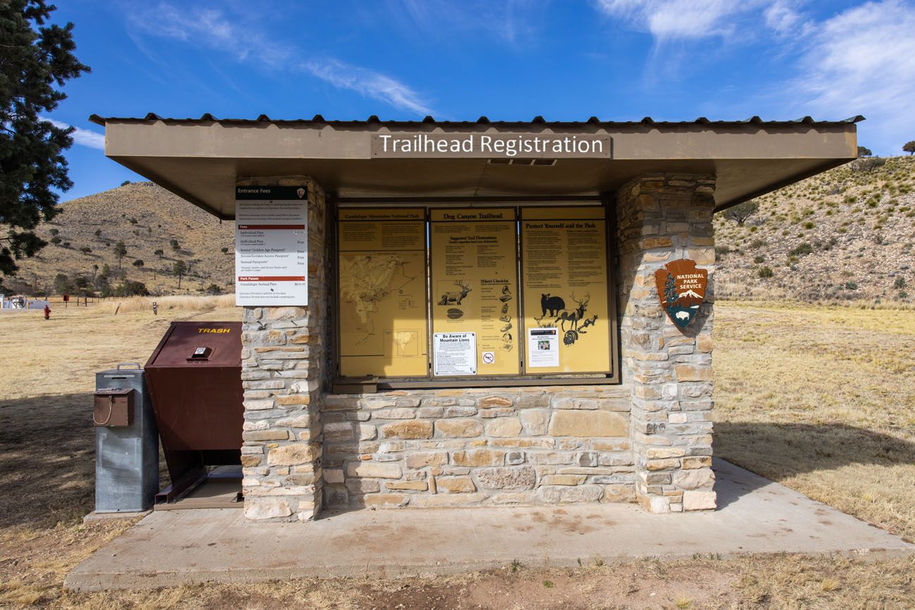 Dog Canyon Trailhead