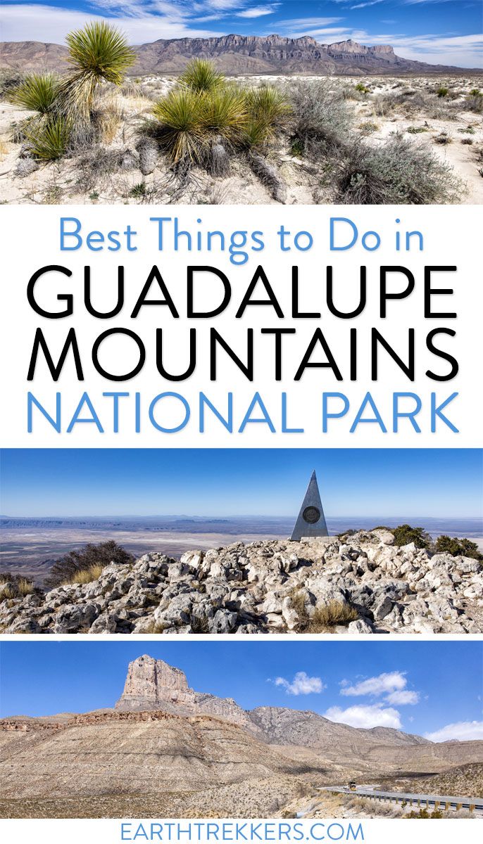 Guadalupe Mountains National Park To Do List