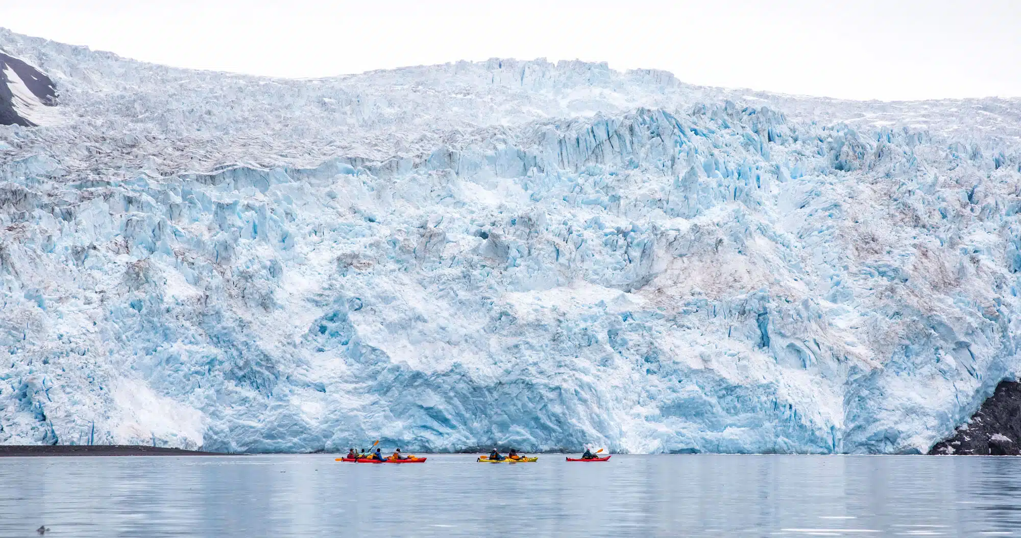 Featured image for “Aialik Glacier Kayaking: Beauty & Adventure in Kenai Fjords”