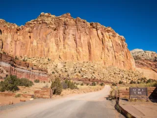 Capitol Gorge Road Capitol Reef