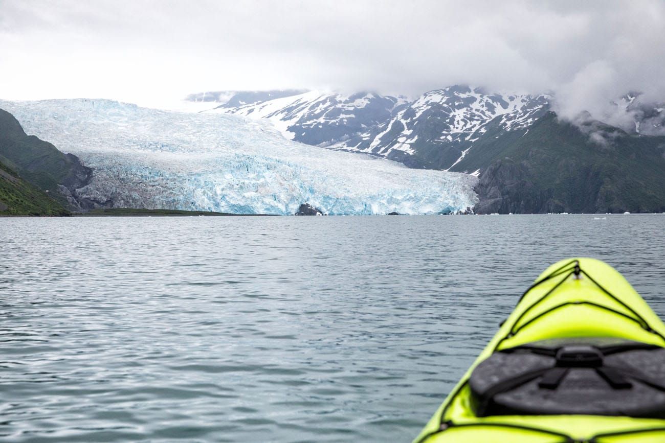 First View of Aialik Glacier