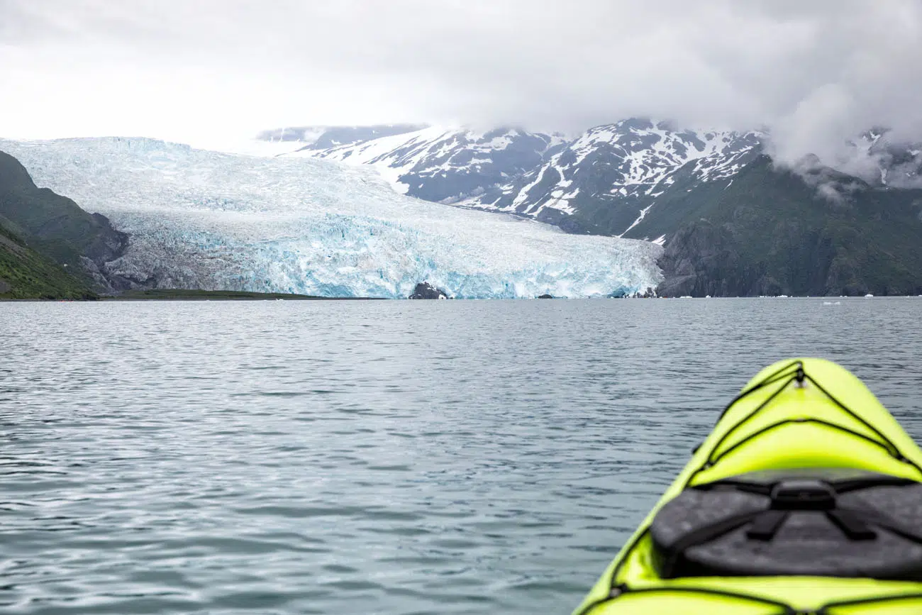 First View of Aialik Glacier