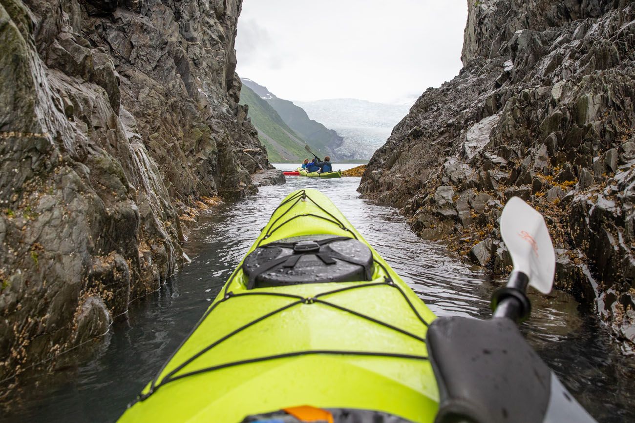 Kayak through the Notch