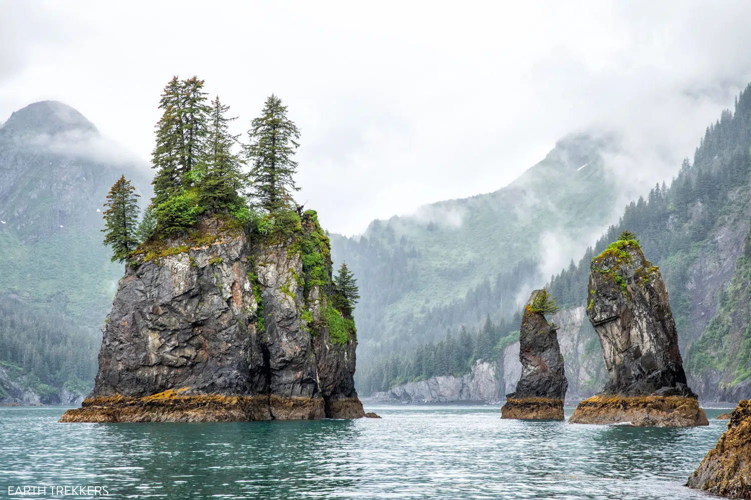 Kenai Fjords Sea Stacks