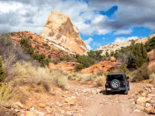 Road to Strike Valley Overlook