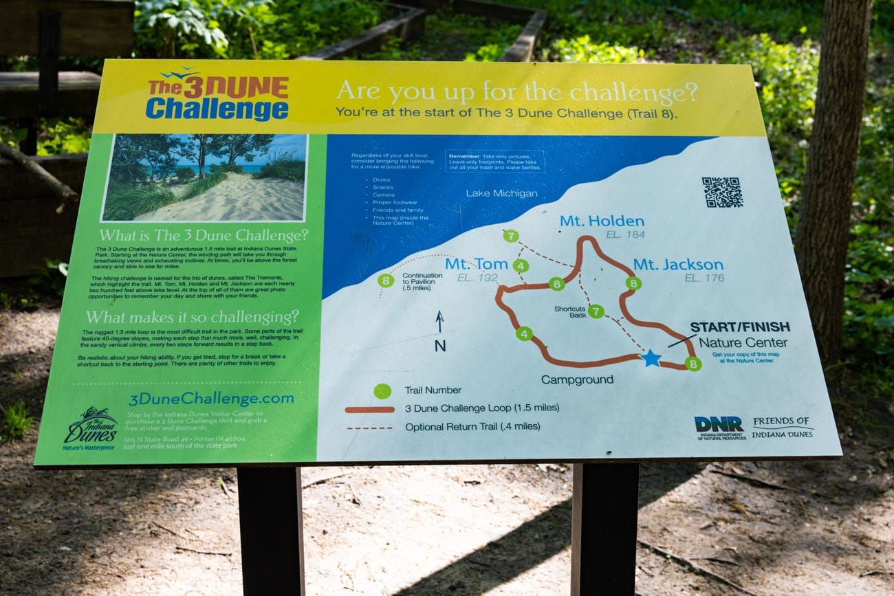 3 Dune Challenge Sign