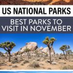 Best US National Parks November