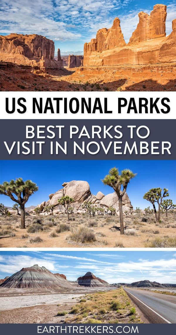 Best US National Parks November
