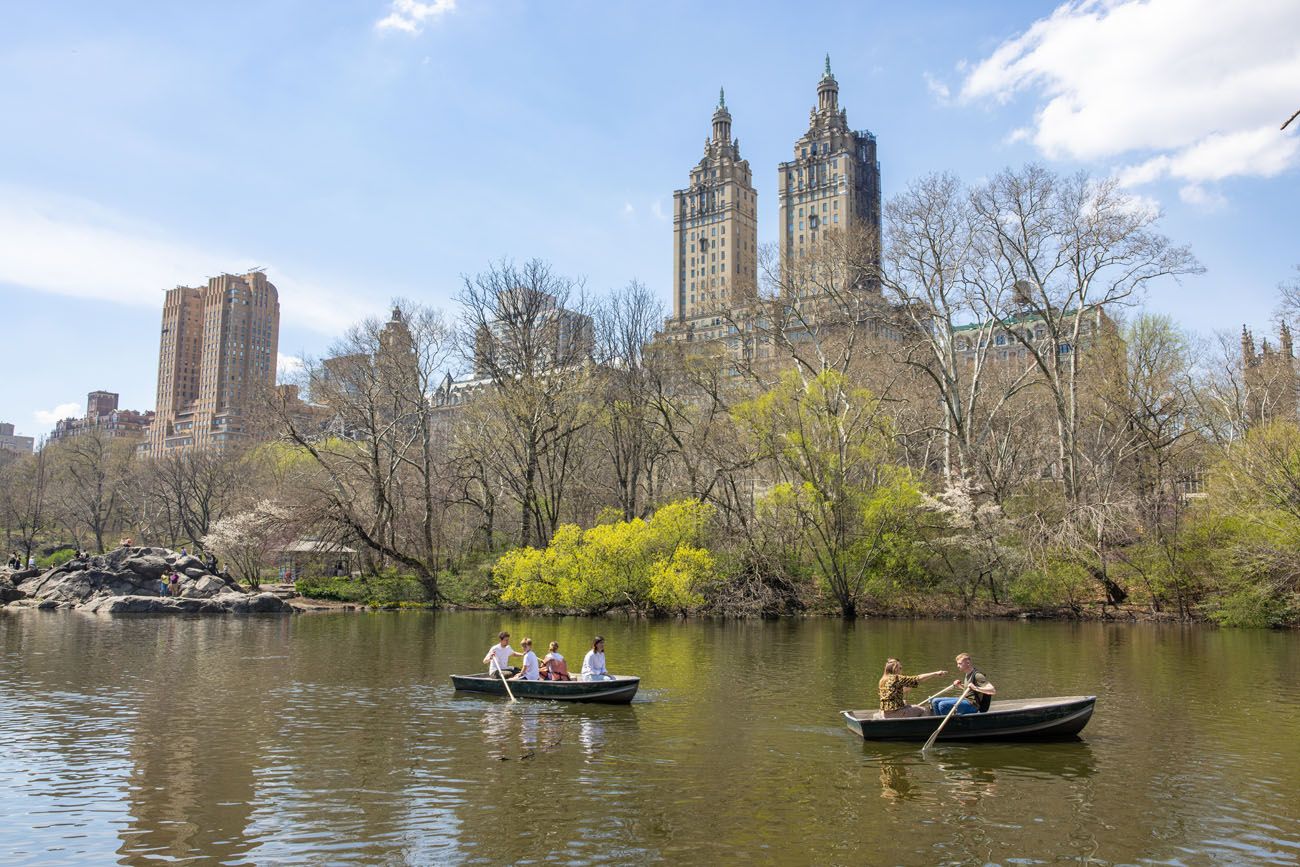 Central Park in mid April