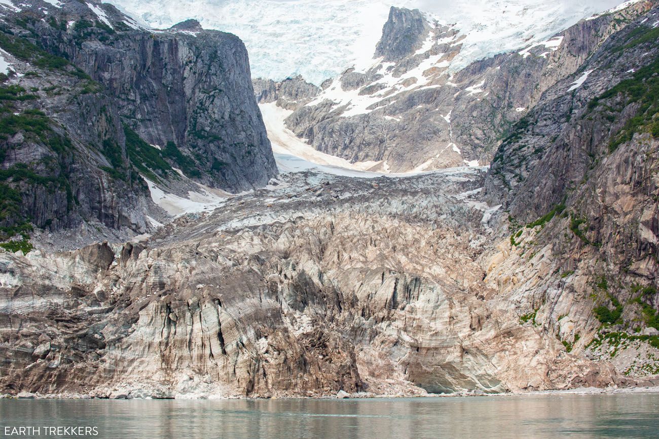 Ogive Glacier Alaska