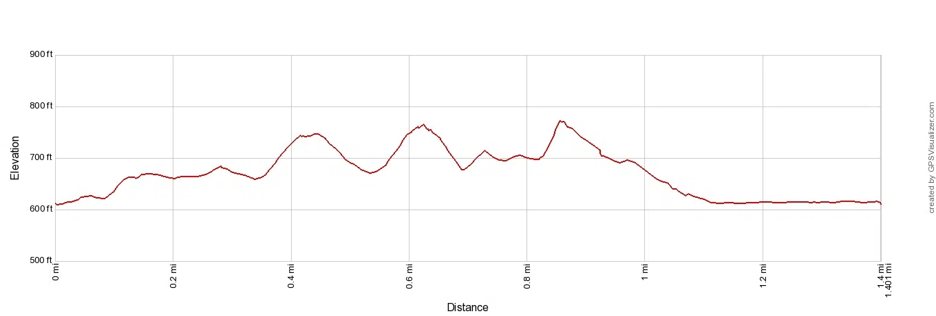 Three Dunes Challenge Elevation Profile