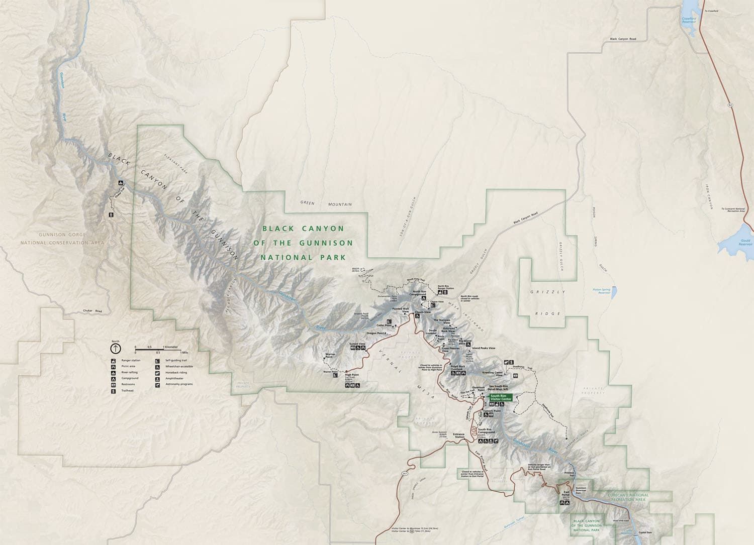 Black Canyon Map