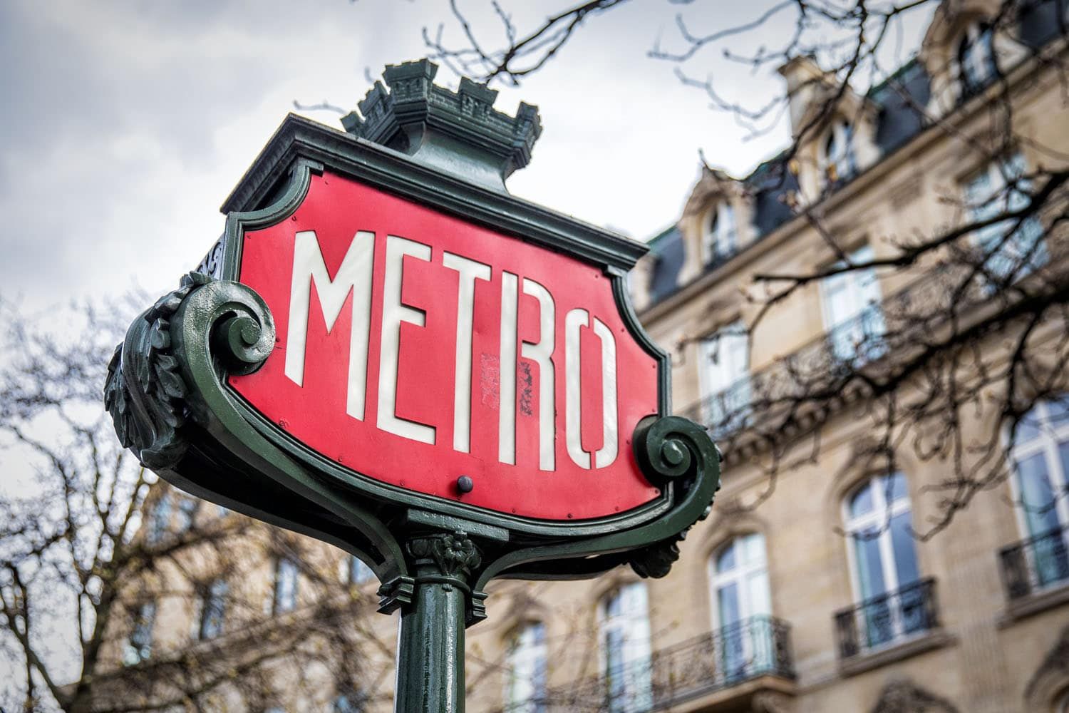 Paris Metro Sign