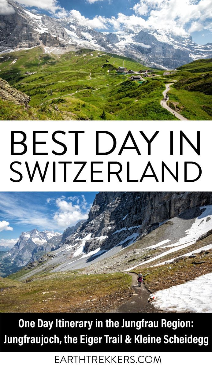 Switzerland Itinerary Jungfraujoch Eiger Trail