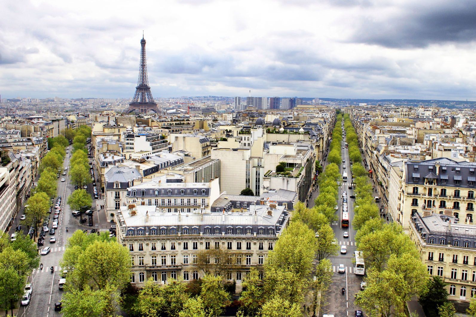 Arc de Triomphe View Paris