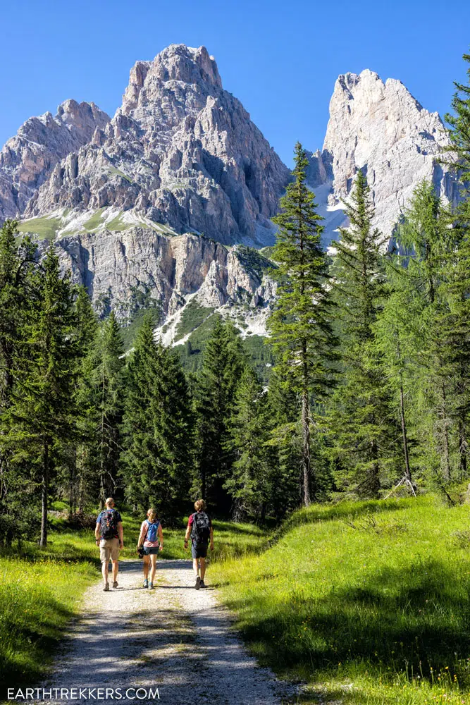 End of Lago Sorapis Hike