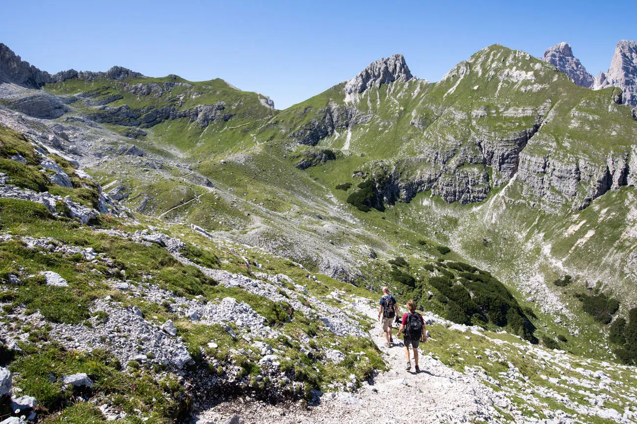 Hike to Forcella Marcoira