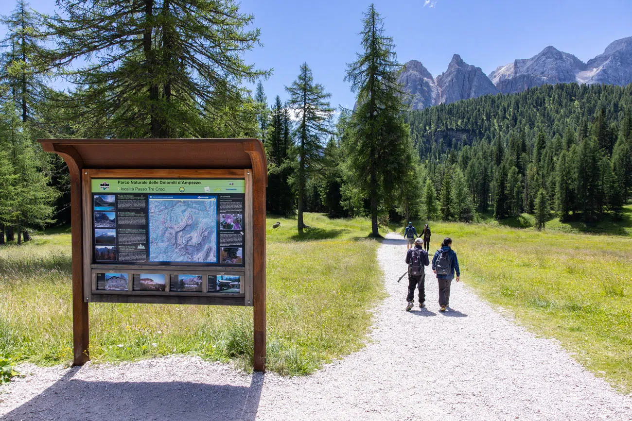 Lago Sorapis Trailhead