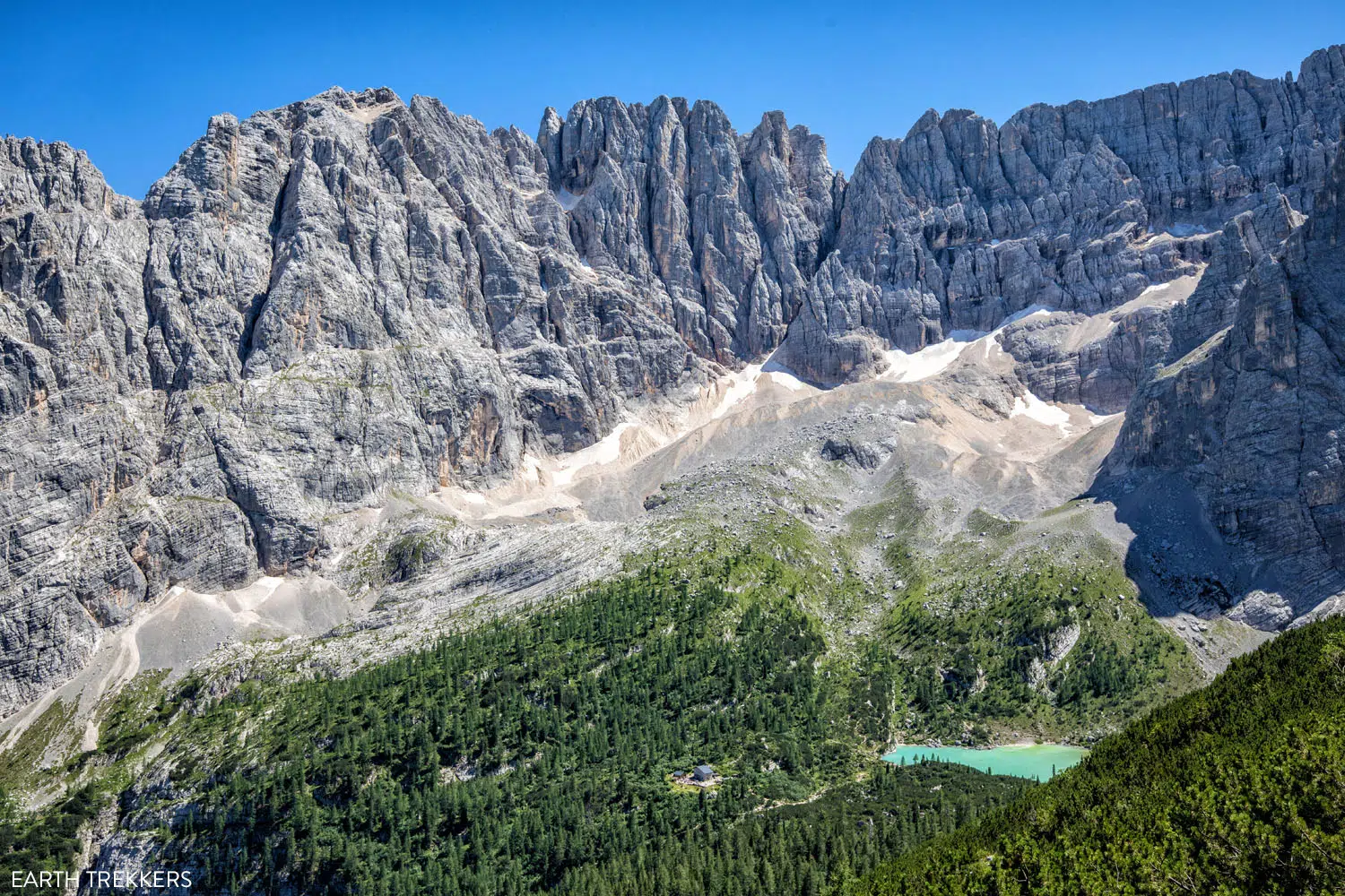 Lago Sorapis and Rifugio Vandelli