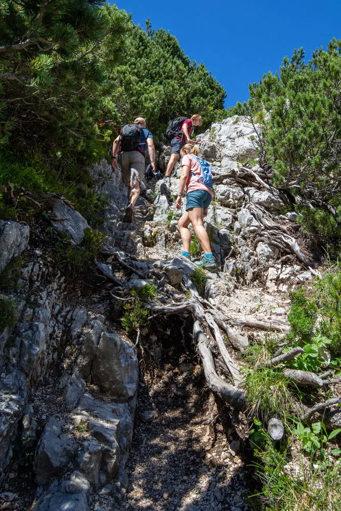 Rock Scrambling Lago Sorapis Hike