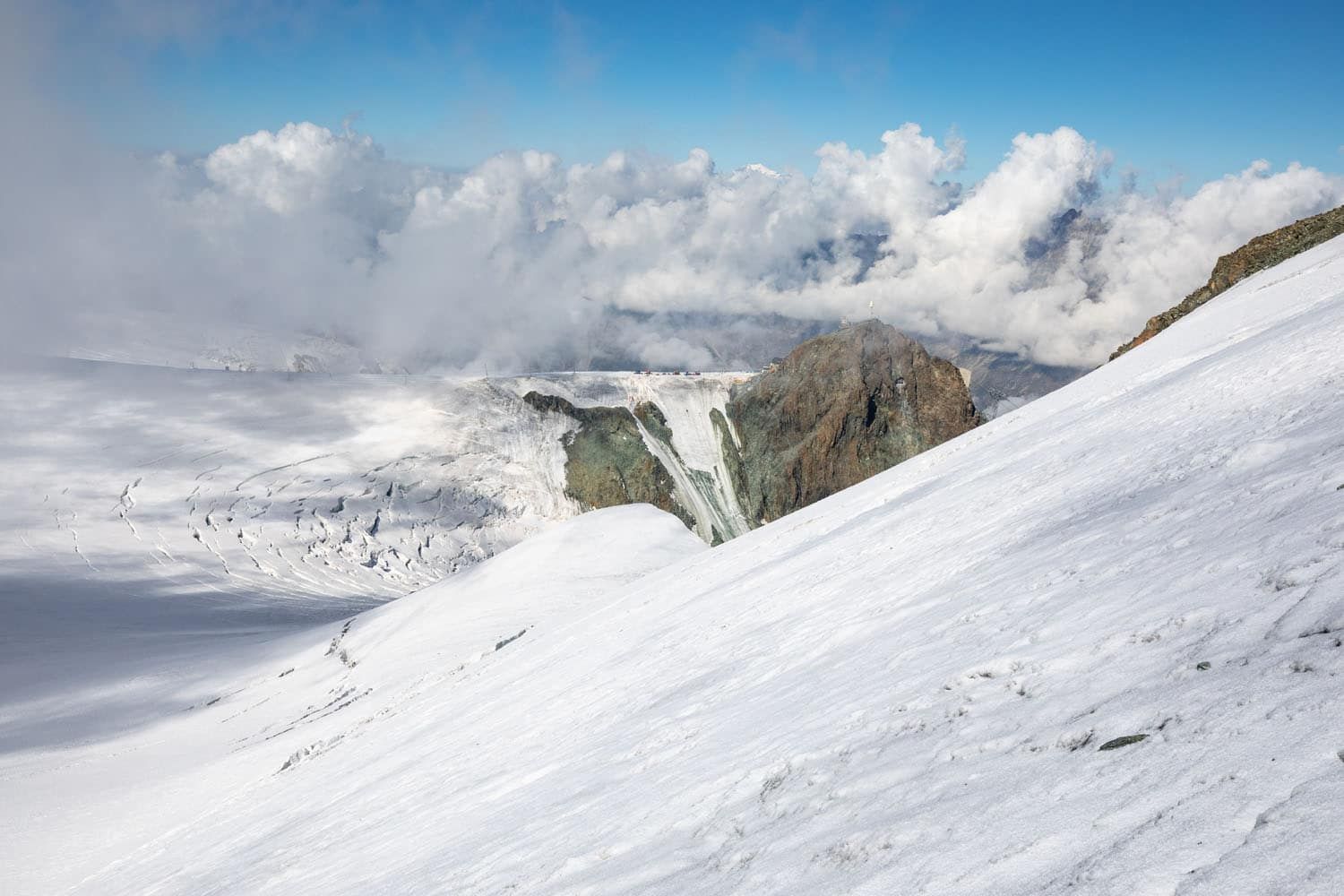 A View down Breithorn