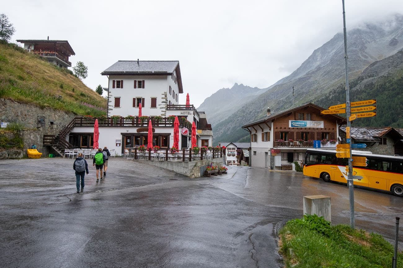 Arolla in the Rain