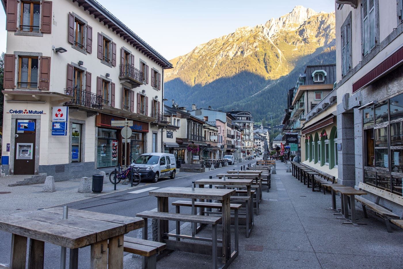 Chamonix in the Morning