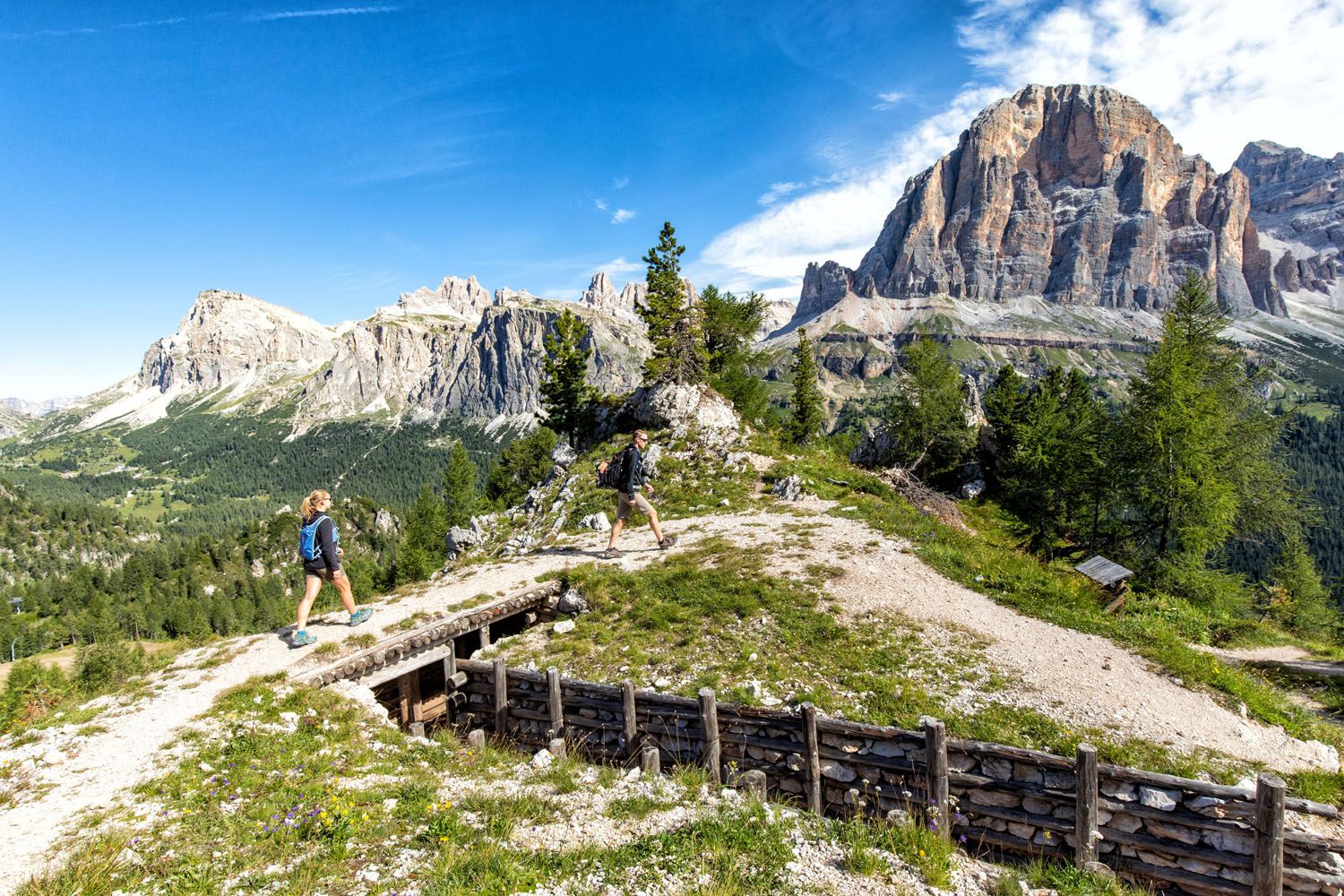 Cinque Torri Trench Viewpoint