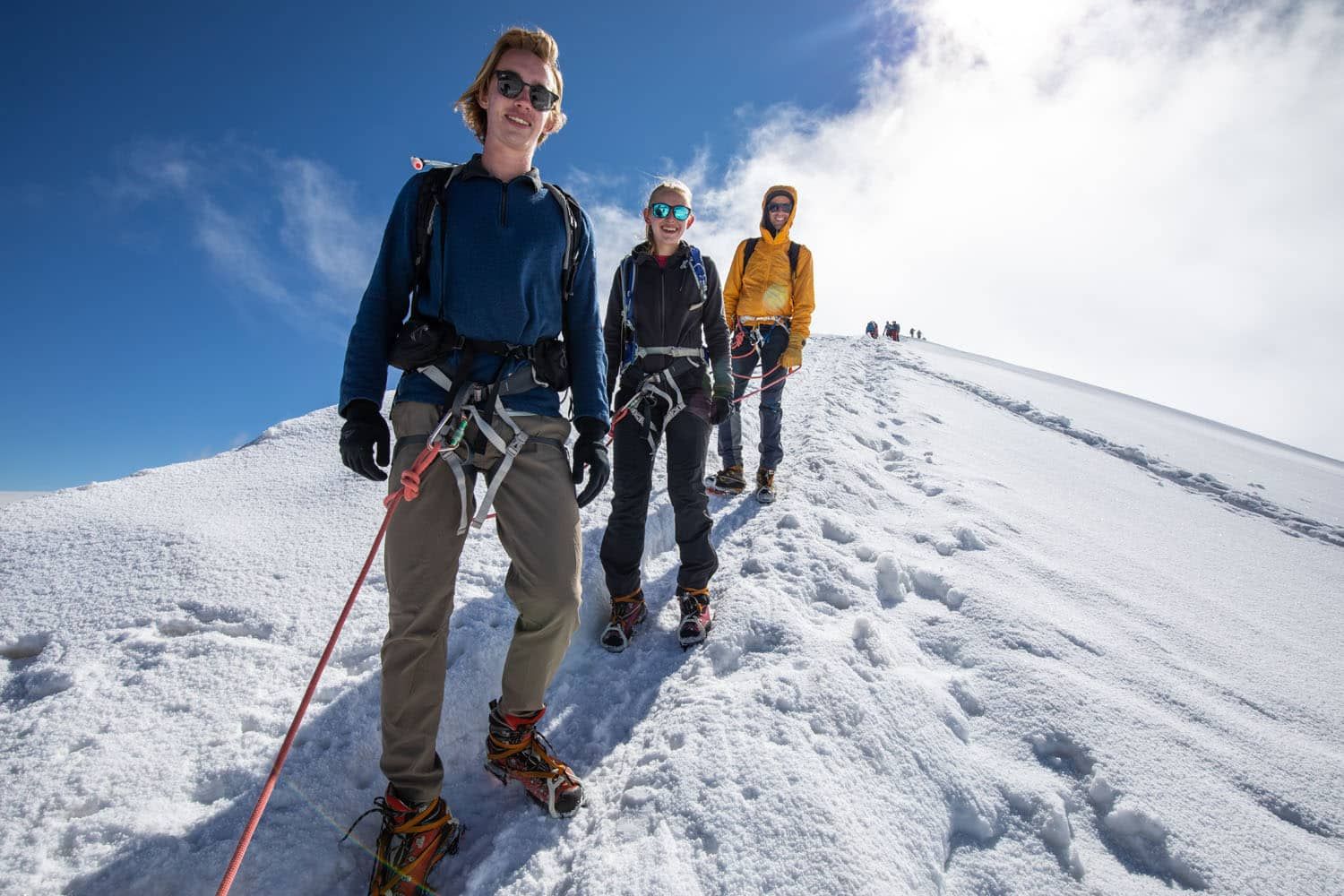 Descending Breithorn