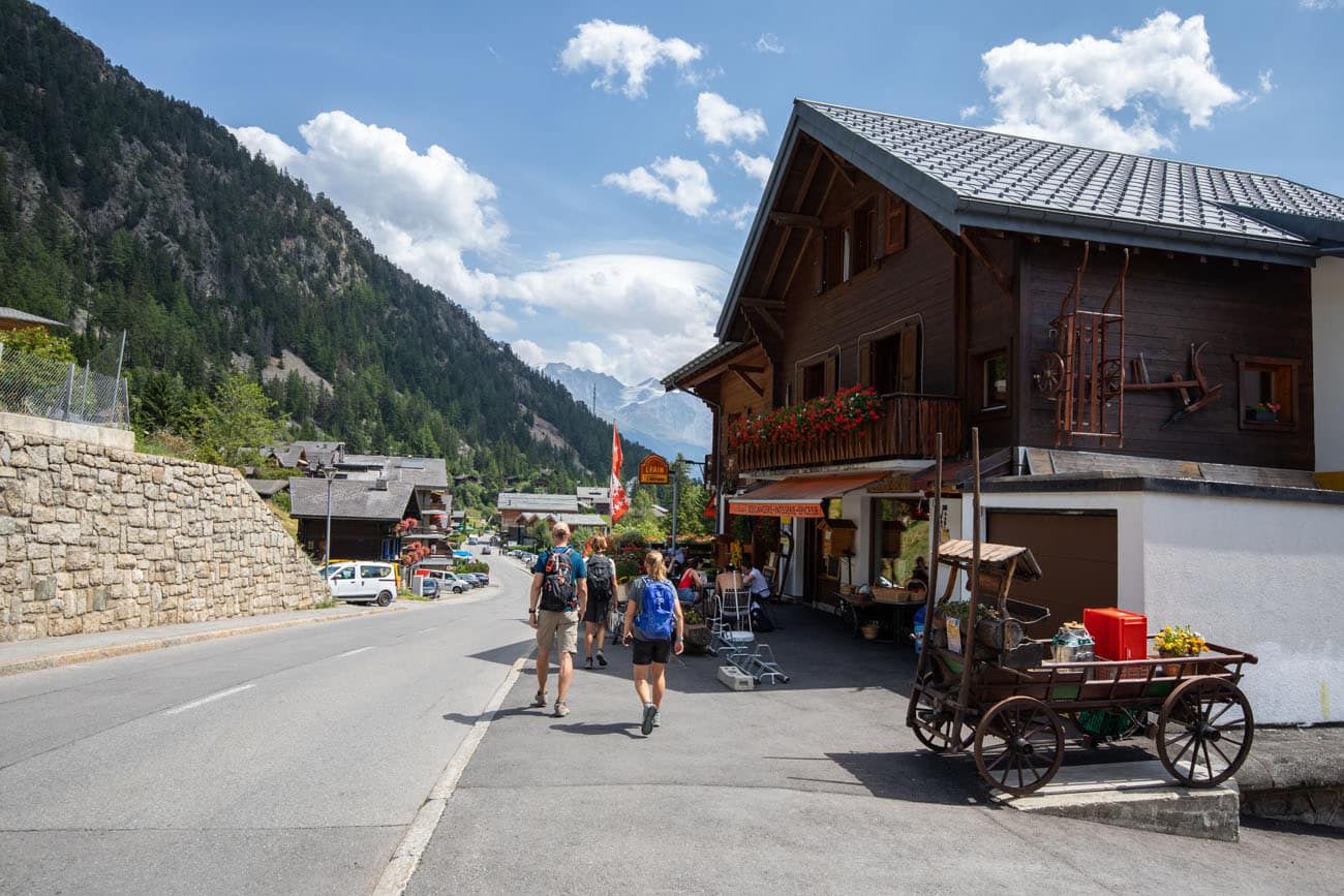 Entering Champex Lac