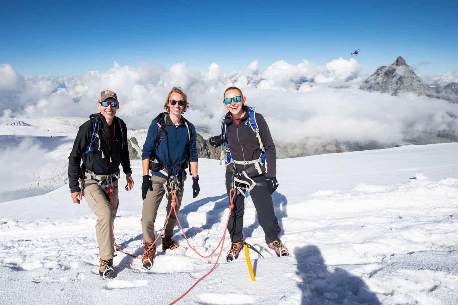 Family Photo on Breithorn