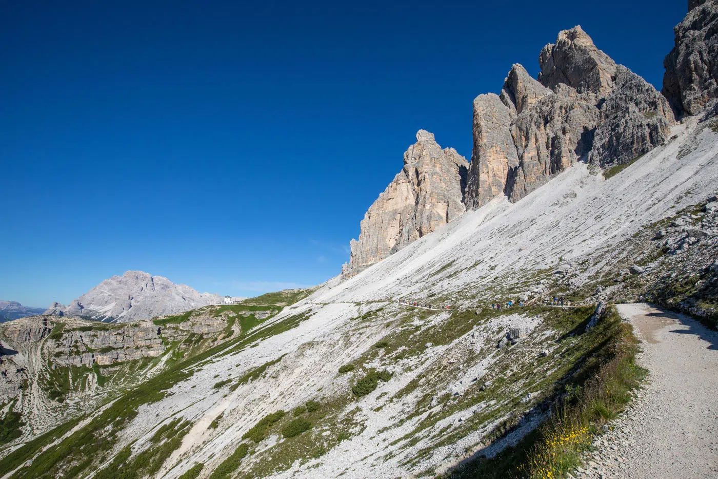 First part of Tre Cime di Lavaredo Hike