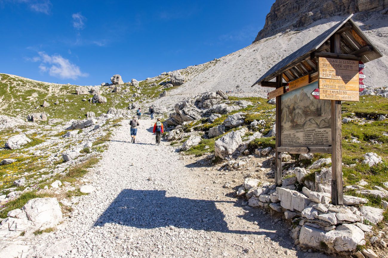 Forcella Lavaredo Trail Photo | Tre Cime di Lavaredo Hike