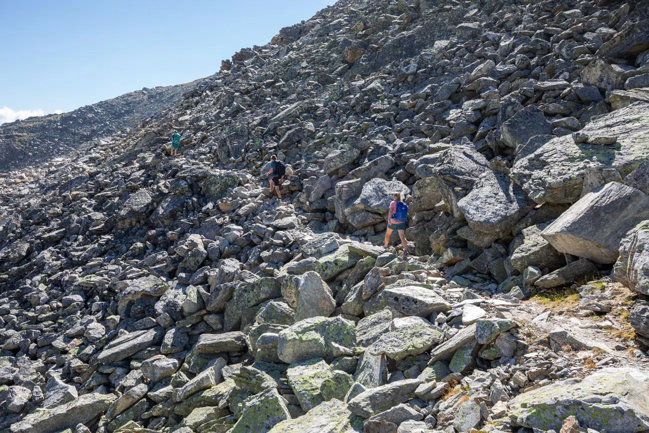 Haute Route Stage 12 Boulder Field