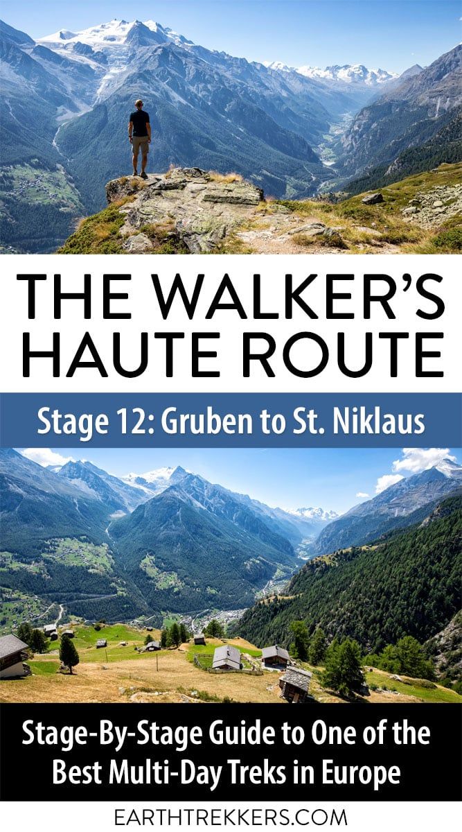 Haute Route Stage 12 Gruben St Niklaus