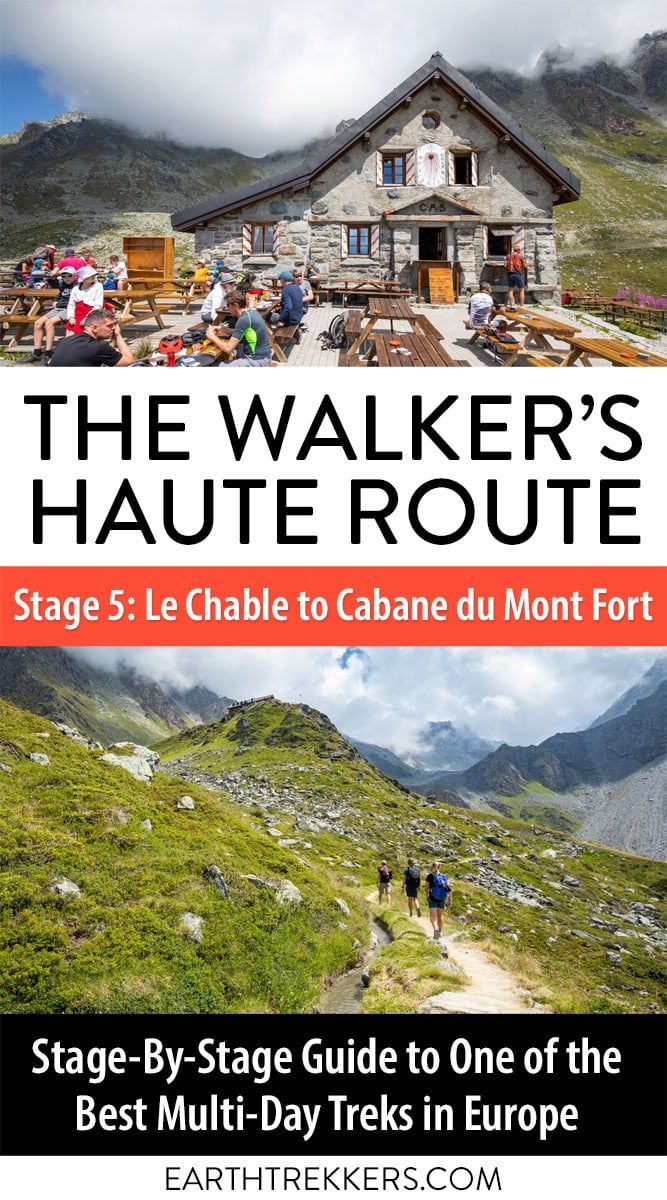 Haute Route Stage 5 Cabane Mont Fort