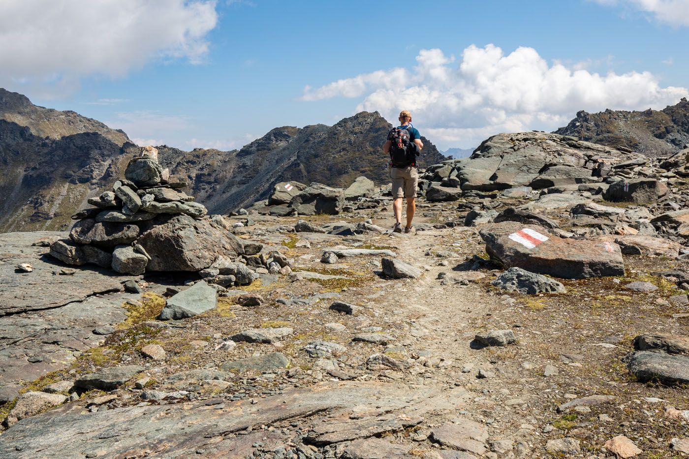 Haute Route Stage 6 Trail Marker