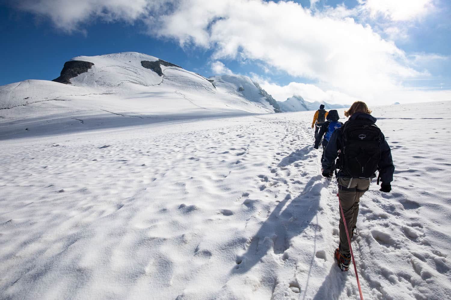 Hiking to Breithorn